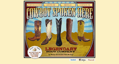 Desktop Screenshot of legendarybootco.com